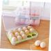 RORPOIR 2pcs 10 Eggs Storage Rack Empty Egg Cartons Fresh Egg Tray Camping Multifunction Egg Rack re-usable Green 24.5*10.5*7cm - Buy Online on GoSupps.com