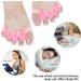 Soft Gel Toe Separator - 2 Pairs | Toe Spacers for Overlapping Toes & Hallux Valgus Correction - White - Buy Online on GoSupps.com