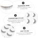 FOMIYES 10 Pairs Short False Eyelashes Extension Lashes Makeup Brishes Makeup Lash Layered Fake Lashes Toiletries Eyelashes Makeup Eyelash Artificial Fiber Make up Accessories 3d - Buy Online on GoSupps.com