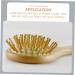 Organic Bamboo Baby Hairbrush Set for Natural Hair Care - Wooden Comb and Soft Wool Bristles for Infant Scalp and Toddler Bathing Essentials - Buy Online on GoSupps.com