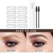 miduoidn 1 Set Universal Eyebrow Powder Professional Brown Stencil Shaping Tool Beauty Accessory Tool Kit Valentines Day for Salon - Buy Online on GoSupps.com