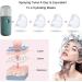 Mini Facial Mister Nano Spray Nano Mist Sprayer Facial Mister Handheld Face Mist Sprayer Moisturizing Steamer USB Recharging Skin Hydration Tool 30ml Blackish Green Dark Green - Buy Online on GoSupps.com