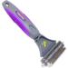 Hertzko Premium Dematting Tool for Dogs and Cats - Deshedding Brush and Matt Breaker - Ideal for Removing Matted Fur and Undercoat - Large Purple - Buy Online on GoSupps.com