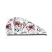Monkey Microfiber Hair Towel Soft Super Absorbent Hair Towel Wrap for Women Coral Velvet Quick Dry Hair Cap for Long Curly and Thick Hair