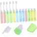 Mobestech 12th Trip Toothbrush Set - Gentle Cleaning Tool for Dental Hygiene | Foldable Travel Brush for Braces | Nylon Tooth Brushes - Buy Online on GoSupps.com