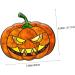 Operitacx 1 set Door Front Ornament Decor Decoration of Hanging Pendant Festival Home Halloween Party Pumpkin - Buy Online on GoSupps.com