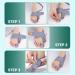 Ergonomic Bunion Corrector for Men & Women | Adjustable Orthopedic Toe Straightener with Comfort Silicone Pad | Effective Big Toe Bunion Relief (Grey - Buy Online on GoSupps.com