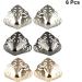 Happyyami Metal High Heel Tip Cap Covers - 3 Pairs | Pump Toe Protector Charms - 3.5x3.5cm (Style4) - Buy Online on GoSupps.com