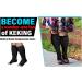 KEKING Extra Wide Calf Compression Socks 20-30 mmHg for Men & Women - Plus Size Open Toe Knee High Support Hose for Varicose Veins & Pain Relief - Black 5XL - Buy Online on GoSupps.com