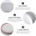 OUNONA 108 Pcs Mason Jar Lids Tinplate Solid Disc 6.8X6.8X0.1cmx2pcs Silverx2pcs - Buy Online on GoSupps.com