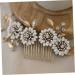 Didiseaon Floral Vintage Hair Bridal Hair Clip Hair Rhinestones Rhinestone Hair Barrette Bridal Shower Headpiece Hair Pin Hair Barrettes Rhinestone Bobby Pins Wedding Bride Comb - Buy Online on GoSupps.com