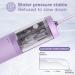 Portable Rechargeable Water Flosser Dental Oral Irrigator - Purple | 3 Modes, 3 Jet Tips, 140ml - Electric Plaque Remover for Teeth - Cordless, IPX7, Travel-Friendly - Buy Online on GoSupps.com