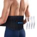 Back Support Belt Lower Back Brace with Double Adjustable Straps and Built-in Splints Grade Lumbar Belt for and Injury Prevention
