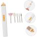 POPETPOP nail polisher nail buffer tool portable nail manicure nail drill file manicure filer kit nail grinders nail art grinding head Mini Electric abs white diamond electric drill 15.2X2X2CM White - Buy Online on GoSupps.com