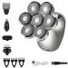Head Shaver for Men 5 in 1 7D Electric Head Shaver for Bald Men Electric Men's Grooming Kit Cordless Waterproof LCD Head Shavers Rechargeable