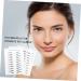 Housoutil 10 Sheets Imitation Eco Eyebrow Sticker Stickers Natural Sticker False Eyebrows Cosmetics Make up 3d 21.5X14cm Black - Buy Online on GoSupps.com