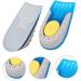 Inner Height Increasing Insoles for Women | Elevate Your Comfort with TPE Shoe Inserts - Blue 12.7X6.3X3.5CM | International Shipping Available - Buy Online on GoSupps.com