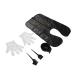 Hair Dye Kit Hair Dye Bowl Set Waterproof Scarf Silicone for Beauty Salon