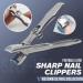 Portable Nail Clippers Professional Rustproof Nail Clippers Finger Nail Trimmer Toe Nail - Buy Online on GoSupps.com