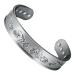 Magnetic therapy arthritis bracelet made of pure copper for men effectively relieves arthritis and carpal tunnel pain.Magnetic field therapy has a slight influence on lymphatic drainage (M