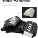 Luniquz MMA Gloves - Kids & Adults Punching Bag Boxing Sparring Grappling Half Finger Gloves with Thick Padding and Long Wrist Wrap - Black (Small) - Buy Online on GoSupps.com