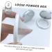 OHPHCALL Flour Holder 2PCS Box Powder box body powder loose face powder container Lovely Powder Cases Briquetting Miss Foundation Compact Case - Buy Online on GoSupps.com