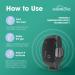 Reliefband Premier Anti-Nausea Wristband for Anxiety, Migraine, Motion Sickness & More | FDA Cleared Drug-Free Relief (Charcoal) - Buy Online on GoSupps.com