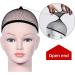 URAQT Wig Caps - 8 Pcs Stretchy Nylon Stocking Caps for Women Men - Breathable Wig Net Cap for Long Short Hair - 4 Mesh Black+4 Beige - Buy Online on GoSupps.com