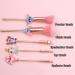Interstellar Baby Makeup Brushes Set - 5Pcs Stitch Theme Cosmetic Brushes for Young Girls & Women - Premium Pink Gift - Buy Online on GoSupps.com