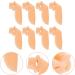 BESPORTBLE Silicone Gel Thumb Splint - 4 Pairs Toe Separator Spreader Protector Set, Skin Color - 7x3.5cm - Buy Online on GoSupps.com