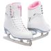 Jackson Ultima SoftSkate Womens/Girls Figure Skate 9 Women's Finesse 180 Hight Top Lace Up Medium Support SoftSkate White/Pink