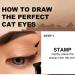 Wing Eyeliner Stamp Liquid Black Winged Eyeliner Wingliner Black Makeup Pens Double-Headed Perfect Cat Eye Look Long Lasting No Dipping White - Buy Online on GoSupps.com