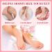 9-Piece Nourishing Foot Mask Niacinamide Foot Mask Callus Cream Foot Socks Moisturising Cream Dry and Cracked Foot Care Callus Removal (Peach + Cherry + Strawberry) - Buy Online on GoSupps.com