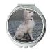 YENDOSTEEN Mirror Compact Mirror Puppy Dog Dirty Swiss White Shepherd Dog Pet Pocket Mirror portable mirror