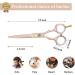 Professional Purple Dragon Hair Scissors 5.5 Set - Perfect for Men & Women Sharp Barber & Hairdresser Scissors (Rose Gold) - Buy Online on GoSupps.com