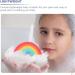 Rainbow Shaped Cloud Bath Ball Baby Scrubber - Portable Body Sponge for Infants | International Shipping Available - Buy Online on GoSupps.com
