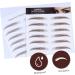 Beavorty 16 Pcs Eyebrow Stickers Authentic Eyebrows Stickers False Artificial Eyebrow 6d Tool Semi-permanent - Buy Online on GoSupps.com