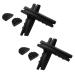 ToughAsNails Replacement Ear Socks and Nose Pads for Maui Jim Ho'okipa MJ407 Sunglasses 2 Pairs Black