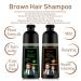 Dye Brown Hair Shampoo - Quick 5-Minute Color for White Grey & Damaged Hair - Lasts Up to 4 Weeks - 400ml - Buy Online on GoSupps.com