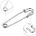 40 Pack Large Safety Pins - Heavy Duty Assorted Sizes (2, 2.5, 3) - Ideal for Blankets, Skirts, Crafts - Extra Sturdy Bulk Pins - Buy Online on GoSupps.com