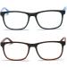 MMOWW 2-Pack Reading Glasses for Men & Women - Anti-Blue Light Computer Glasses with Spring Hinges (Red + Dark Blue 1.5x) - Stylish & Comfortable - Buy Online on GoSupps.com