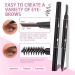 6-in-1 Eyebrow Kit with Tweezers, Razor, Brush, Scissors & Pencil - Pink Leather Pouch Included - Buy Online on GoSupps.com