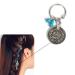 14 Pieces Colorful Hair Rings - Shiny Silver Braid Accessories with Coin Pearl Pendants | Fashion Hair Jewelry for Women & Girls - Buy Online on GoSupps.com