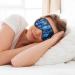 Blue Pineapple Print Soft Eye Mask for Sleep Mask Sleep Eye Mask for Women Men Sleeping Sleeping Travel