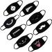 UMFun 10PCS Cotton Anime Face Covers - Protective Fabric Cute Kawaii Face Cover & Reusable Mouth Cover