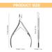 Airfish Stainless Steel Cuticle Pushers Cuticle Nippers Set Professional Cuticle Trimmer Perfect Nail Care Tool(Silver) - Buy Online on GoSupps.com
