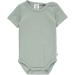 Msli by Green Cotton Baby Boys Waffle S/S Body Base Layer 98 Spa Green