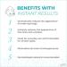 Instantly Ageless 5 Vials Anti Wrinkle Cream with FREE Gold Collagen Under Eye Masks - Buy Online on GoSupps.com