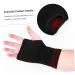 Mobestech Half Finger Compression Gloves - Wrist Support Brace for Carpal Tunnel - Black Night Splint & Warmth | Shop Now - Buy Online on GoSupps.com