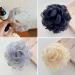 hgnxa Korean Meatball Head Hairpin Clip Head Female Headdress Camellia Elegant Temperament Hair Accessories Gray - Buy Online on GoSupps.com